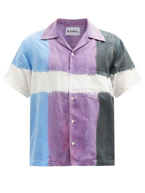 Matchesfashion.com Noma T.d. - Twist Tie-dye Tencel Short-sleeved Shirt - Mens - Multi