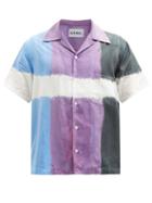 Matchesfashion.com Noma T.d. - Twist Tie-dye Tencel Short-sleeved Shirt - Mens - Multi