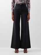 Isabel Marant - Lemony High-rise Wide-leg Jeans - Womens - Black