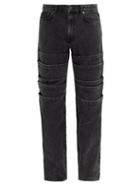 Matchesfashion.com Y/project - Mid Rise Tiered Jeans - Mens - Black
