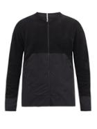 Matchesfashion.com Veilance - Dinitz Collarless Fleece And Shell Jacket - Mens - Black
