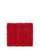 Jw Anderson - Ribbed-knit Wool Snood - Womens - Red