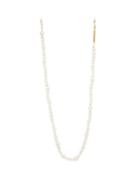 Matchesfashion.com Frame Chain - Pearly Queen Pearl And Gold Plated Glasses Chain - Womens - Yellow Gold