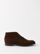 Edward Green - Shanklin Suede Desert Boots - Mens - Brown