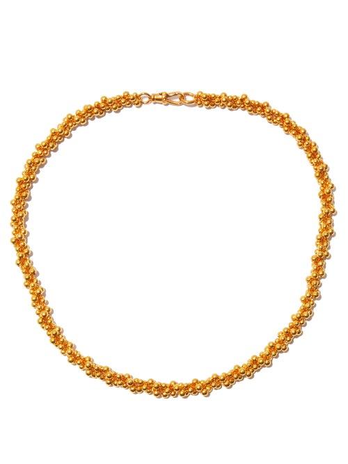 Matchesfashion.com Alighieri - Popcorn 24kt Gold-plated Choker Necklace - Womens - Yellow Gold