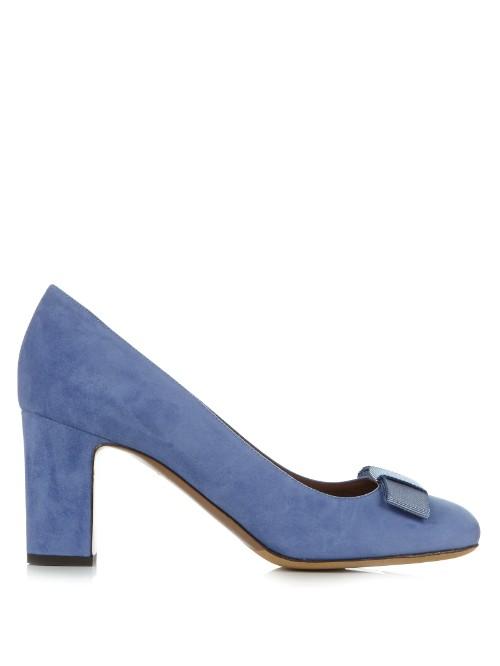 Tabitha Simmons Flora Bow-detail Suede Pumps