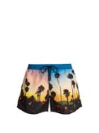 Paul Smith Palm Sky-print Swim Shorts