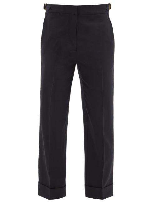 Matchesfashion.com Duncan - Dante Wool Trousers - Womens - Navy