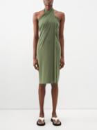 Norma Kamali - Ernie Jersey Sarong - Womens - Olive Green