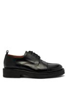 Matchesfashion.com Ami - Rubber Sole Leather Derby Shoes - Mens - Black