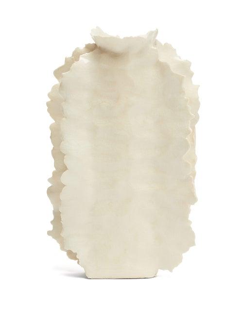 Matchesfashion.com Nathalee Paolinelli - Sigarilyas Candle Stand - Cream Print