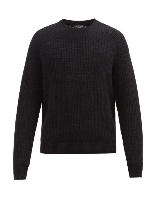Rag & Bone - Pierce Raglan-sleeve Cashmere Sweater - Mens - Black
