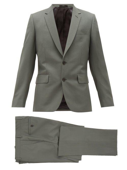 Matchesfashion.com Paul Smith - Soho Single Breasted Wool Blend Suit - Mens - Green