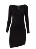 Matchesfashion.com Norma Kamali - Sweetheart-neck Jersey Dress - Womens - Black