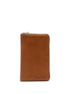 Matchesfashion.com Brunello Cucinelli - Grained-leather Travel Wallet - Mens - Brown