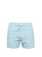 Frescobol Carioca Tailored Acai-print Swim Shorts