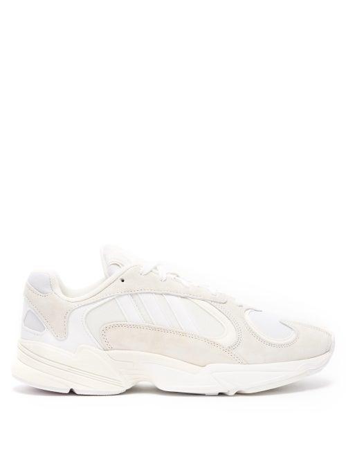 Matchesfashion.com Adidas Originals - Yung 1 Mesh And Nubuck Trainers - Mens - White