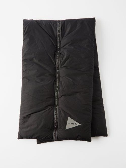 And Wander - Primaloft Padded Ripstop Scarf - Mens - Black