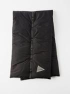 And Wander - Primaloft Padded Ripstop Scarf - Mens - Black