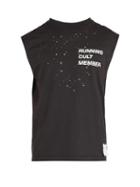 Matchesfashion.com Satisfy - Cult Distressed Cotton T Shirt - Mens - Black