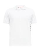 Matchesfashion.com Thom Browne - Logo-stripe Cotton-piqu Polo - Mens - White