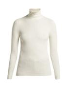 Matchesfashion.com Fusalp - Ancelle Ribbed Knit Roll Neck Sweater - Womens - White