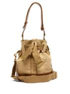 Matchesfashion.com Isabel Marant - Deewy Leather And Canvas Bag - Womens - Beige