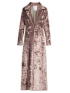 Rosie Assoulin Notch-lapel Velvet Coat