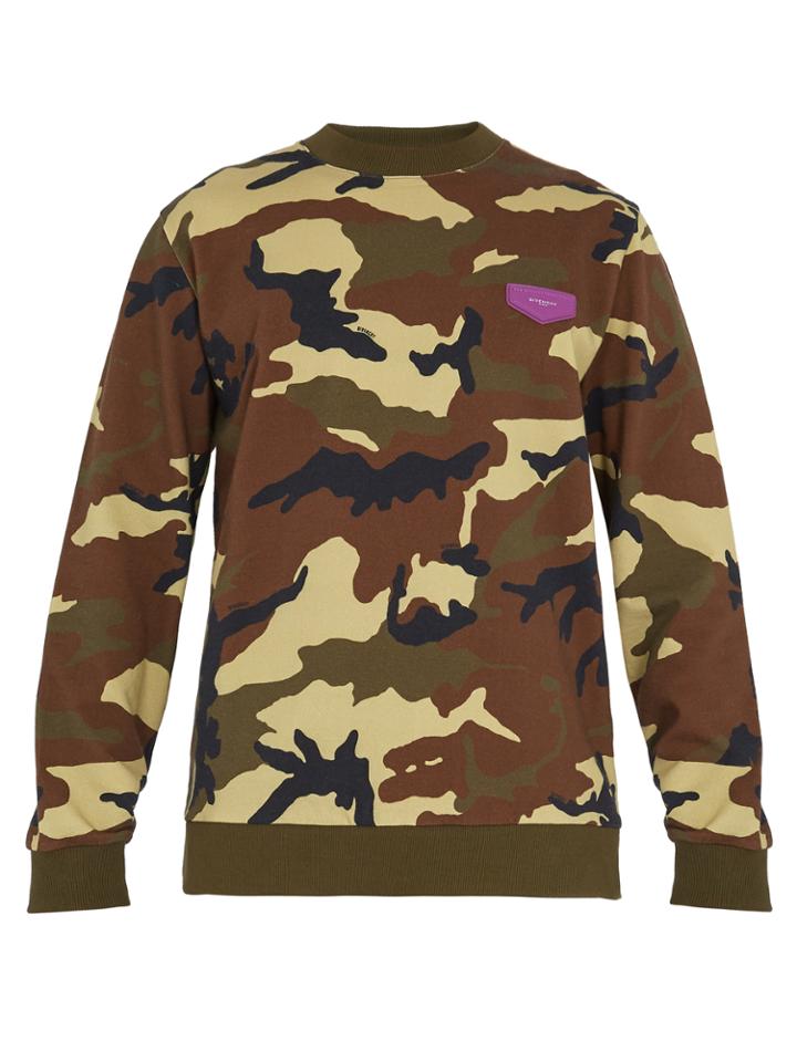 Givenchy Camouflage-print Cotton Sweatshirt