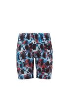 Matchesfashion.com Thorsun - Blake Tie Dye Biker Shorts - Womens - Blue Multi