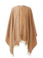 Matchesfashion.com Max Mara Leisure - Cognac Poncho - Womens - Camel