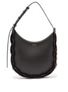 Matchesfashion.com Chlo - Darryl Small Grained-leather Shoulder Bag - Womens - Black