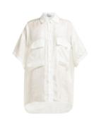 Matchesfashion.com Raey - Double Layer Silk Shirt - Womens - Ivory