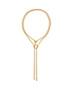 Matchesfashion.com Versace - Medusa Double-chain Necklace - Womens - Gold