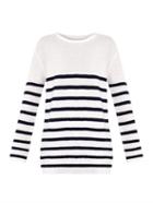 Mih Jeans Slouch Breton-stripe Wool Sweater