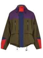 Martine Rose Contrast-panelled Hooded Raincoat