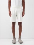 Frescobol Carioca - Jaime Recycled-fibre Jersey Shorts - Mens - Cream