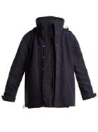 Matchesfashion.com Vetements - High Neck Oversized Jacket - Womens - Navy