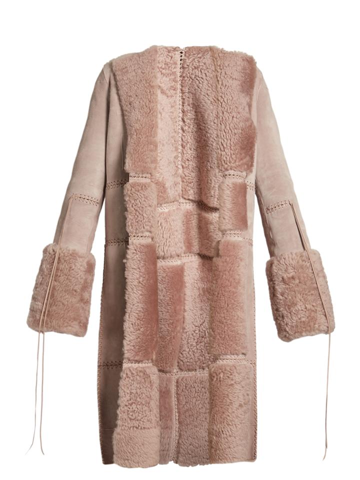 Alexander Mcqueen Whipstitch-seam Reversible Shearling Coat