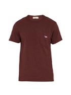 Maison Kitsuné Patch-pocket Cotton T-shirt