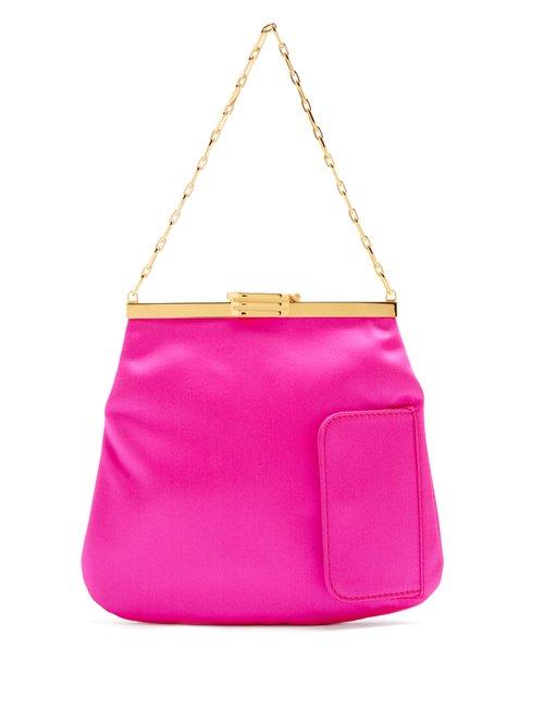 Matchesfashion.com Bienen-davis - 4am Satin Clutch - Womens - Pink