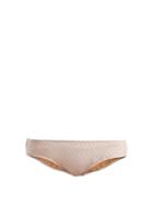 Matchesfashion.com Made By Dawn - Arrow Diamond Jacquard Bikini Briefs - Womens - Light Pink