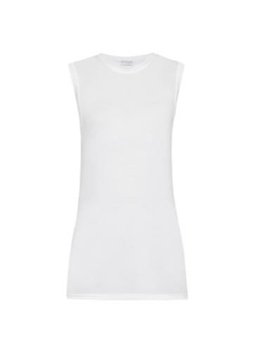 Brunello Cuccinelli Embellished Cotton-jersey Tank