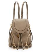 Matchesfashion.com See By Chlo - Olga Grained Leather Backpack - Womens - Grey