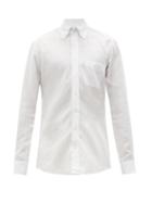 Matchesfashion.com Thom Sweeney - Patch-pocket Linen Shirt - Mens - White