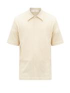 Matchesfashion.com Sfr - Suneham Ribbed-jersey Shirt - Mens - Beige