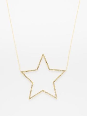 Roxanne First - Giant Star Sapphire & 14kt Gold Necklace - Womens - Yellow Multi