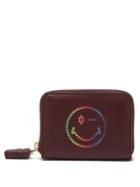 Anya Hindmarch Rainbow Wink Leather Compact Wallet