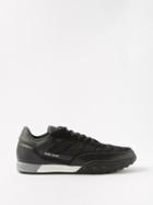 Stone Island - S0202 Ripstop And Suede Trainers - Mens - Black