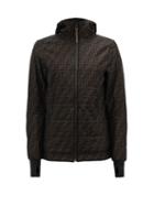 Matchesfashion.com Fendi - Ff Logo-print Technical-mesh Hooded Jacket - Womens - Black Brown
